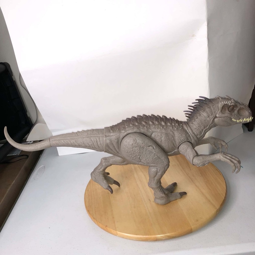Mattel Jurassic World Indominus Rex Toy 21 in Camouflage N Battle Light Up 2022 - Picture 4 of 16